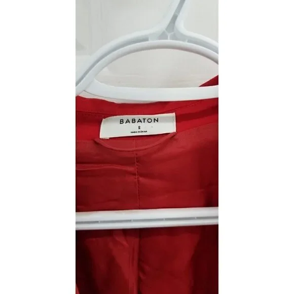 Aritzia Babaton Demy Blazer Red Size Small - Picture 3 of 8